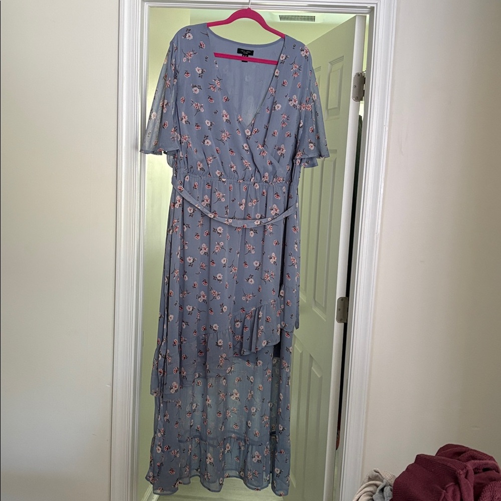 New Look Blue Floral Dress